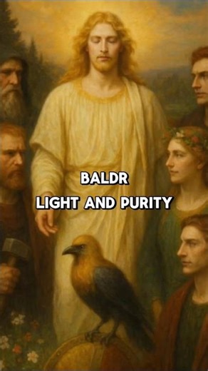 Baldr — The Radiant One - The Light Masculine Archetype - Norse Mythology - Viking God