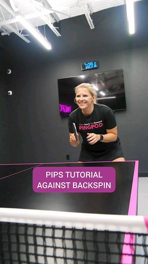 4.7K views · 13 reactions | How to counter heavy backspin with long pips. Learn more from our coaches at pingpod.com/coaches | PINGPOD | Facebook