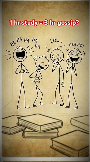 Why Every Group Study Session Becomes Gossip 😂🧠