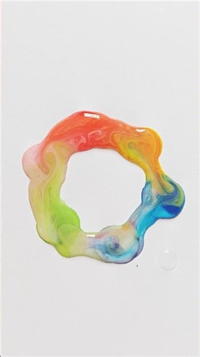 Water drop color mixing #shorts #color #waterdrop