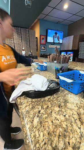 Prepping for the Dinner Rush at a Small Pizzeria in Arizona