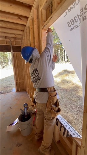 On the job with Crown Installs: Housewrapping