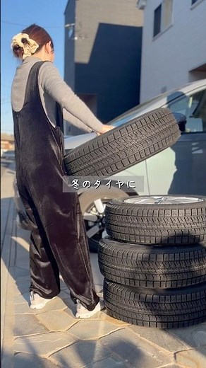 新型フリードタイヤ交換 #家づくり #DIY #暮らし #新型フリード #タイヤ交換