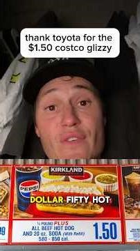 Thank TOYOTA for the $1.50 Costco Hotdog