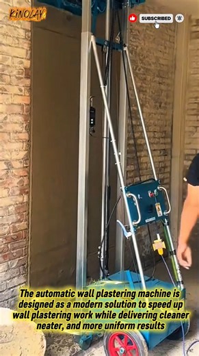 Automatic Wall Plastering Machine – Faster and Neater Results #shorts #innovation
