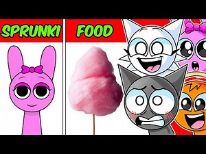 FAVOURITE FOODS OF ALL SPRUNKI SQUAD!