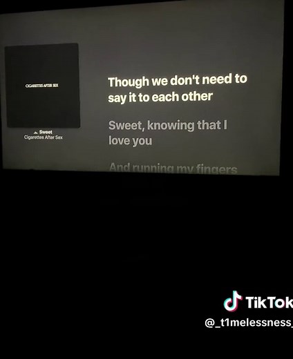 Exploring the Lyrics of 'Sweet' by Cigarettes After Sex