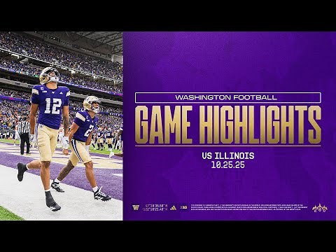 Washington 42, No. 23 Illinois 25 | Huskies Highlights