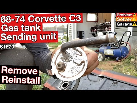 68-74 C3 Corvette (Gas tank) (Sending Unit) and (Filler neck) Removal Installation.