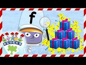 Alphablocks - Can You Find the Presents? 🎁 | #Christmas Games | Phonics