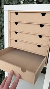 5 Drawer Kallax Insert, Kallax Storage Hack, 5 Long Drawer Unit, Flat Packed 6mm MDF - Etsy UK