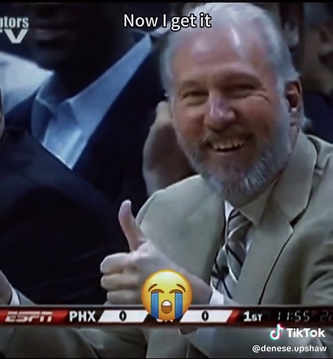 Popovich is the greatest coach of all time 😭😭#popovich #greggpopovich #nba #curry #spurs