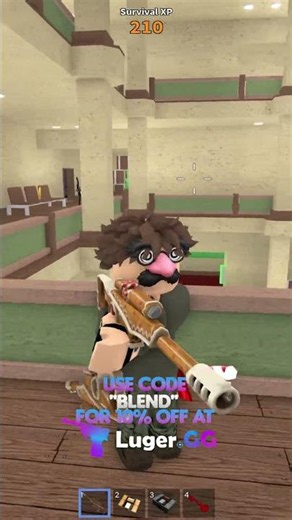 I made the murderer QUIT in mm2 😭🙏