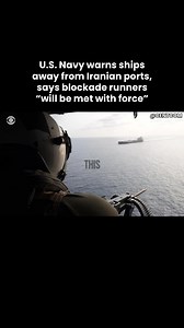 The U.S. Navy sent a warning on Monday, stating that any ships attempting to enter or exit Iranian ports will be directed away. Those who wish to “attempt to run the blockade,” will be met with force, the video states. As of Tuesday, U.S. forces have directed 28 vessels to turn around or return to port. #us #navy #iran #news