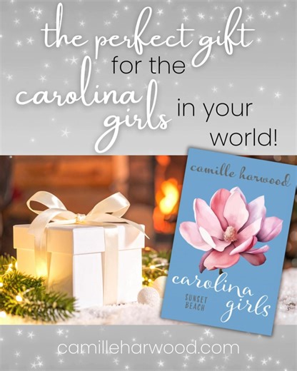 🎄 Give the Carolina Girls in your life something they’ll actually love this Christmas — a story filled with friendship, second chances, and Southern sass. 💕 Carolina Girls: Sunset Beach is the feel-good read that pairs perfectly with a cozy blanket and a cup of cocoa — or a glass of wine. 😉 Grab a signed copy for your best friend, your sister, your mom… or treat yourself, because every Carolina Girl deserves a little love under the tree.🎁 ✨ Available online and at local events this season! C