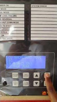 Electric Fire Pump Controller এর মাধ্যমে Start Pressure এবং Stop Pressure সেটআপ করার পদ্ধতি।