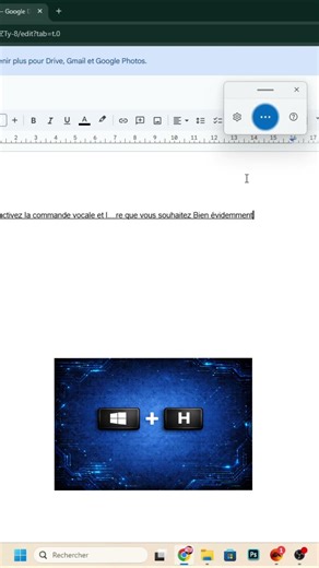 Les Raccourcis clavier #10 WINDOWS + H