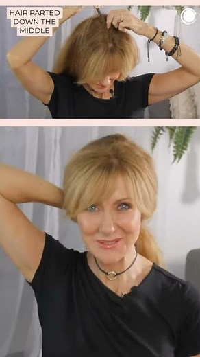 How To Part Your Hair For Your Face Shape #shorts