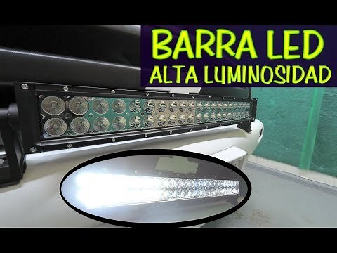 Como instalar Barra LED de alta luminosidad (Version Extendida paso a paso)