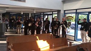 10K views · 327 reactions | Now THIS is a roll call! Puerto Rico police officers treated US police officers working in Puerto Rico to a Parranda during this morning’s roll call. The police band played traditional Christmas holiday music. “Parranda is an Afro-Indigenous musical form played in various Caribbean countries including Puerto Rico.....” | Connecticut State Police | Facebook