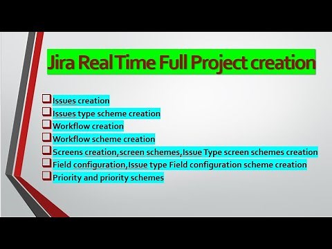 Jira RealTime Project creation with scenarios