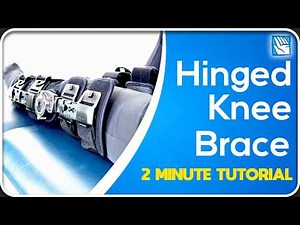 Hinged Knee Brace - Application - Quick Tutorial