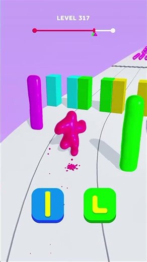 Blob Shifter 3D level -317 #games #shorts #gameplay #gaming