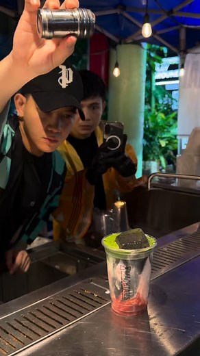 28K views · 3.7K reactions | Demon Slayer - inspired mocktails are now available (1st Arc). Tanjiro - Samidori, Black mungo, Cherry walnut reduction, Milk blend, Genmaicha mist. Upper Three - Lacto fermented watermelon, habanero, jalapeño, calamansi, sala, blue açai tattoo. 2nd Arc: Demon King & Sweet Poison. 3rd Arc: Dead Calm & Thunder Breathing. ULTRA LIMITED CRAFT!  | Macktails_ | Facebook