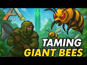 How I Tamed 6 Giant Bees in 10 Minutes - ARK Survival Ascended