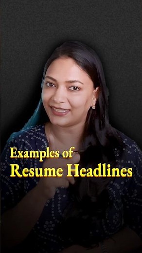 Resume Writing Tips For Freshers: Samples of Resume Headlines | Internshala #resumemaking
