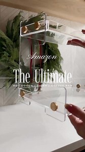 SHOP https://shop.thehillarystyle.com/amzn/HotCocoaCiderBarREELFB1 Hot Cocoa season is here! ✨ Stock up on sweet toppings, mugs, and everything for the ultimate hot chocolate bar. I absolutely LOVE my NEW tiered acrylic shelf. It would also be perfect for a bathroom! | The Hillary Style