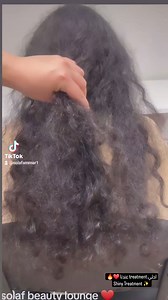 10K views · 52 reactions | احلي shiny Treatment ✨️ شعر طبيعي جدا و مش ملزق و مش محروق و ديه اهم حاجه | Solaf Beauty Lounge | Facebook