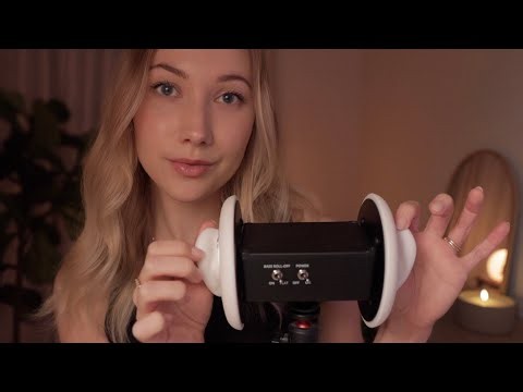 ASMR Ultimate Dry EAR Massage👂 3Dio Reflexology Points Pressing & Pinching ✨
