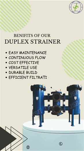 Duplex Strainer by JSR Global Sales | Reliable Industrial Filtration Solutions