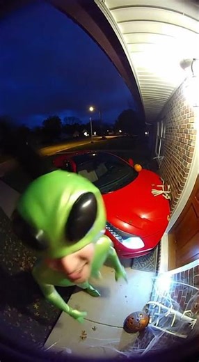 Alien Pulls Up For Halloween