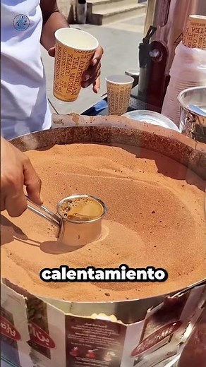 This is how Turkish coffee is prepared in the traditional way
