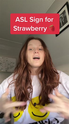 Learn Strawberry in American Sign Language