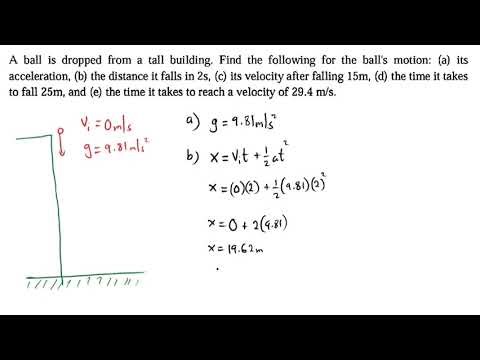 Free Fall ~ Practice Question 