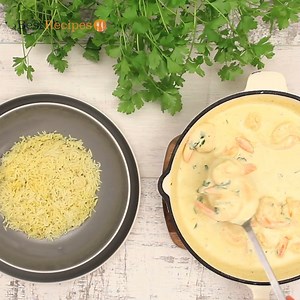 95K views · 536 reactions | 5 stars, 260+ reviews. These Creamy Garlic Prawns make the best speedy dinner.  Get the recipe: https://www.bestrecipes.com.au/recipes/creamy-garlic-prawns-recipe/9q40c9fd | Best Recipes | Facebook