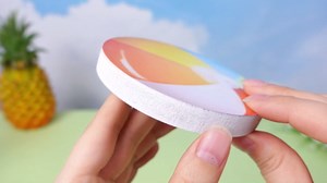 Yousoontic 3 Pcs Summer Beach Ball Table Decor Wooden Beachy Coastal Standing Tabletop Decor Rustic Coastal Table Sign Beach Centerpiece for Home Farmhouse Office Decorations