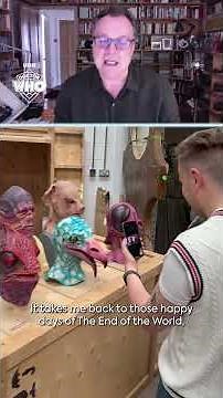 Going INTERSTELLAR in the #DoctorWho props warehouse! #doctorwho