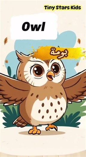 أسماء الطيور للأطفال بالعربي والإنجليزي 🐦 | تعلم الإنجليزية بسهولة #kidslearning #tinystars #shorts