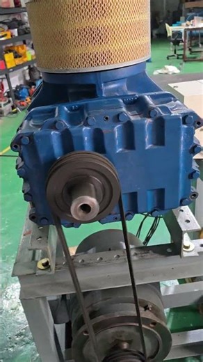 Aerzen GM35S Overhaul Test run after blower repair