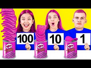 KIAT DAN TRIK MAKANAN GOKIL || Tantangan Makanan 100 Lapis oleh 123 GO! GOLD