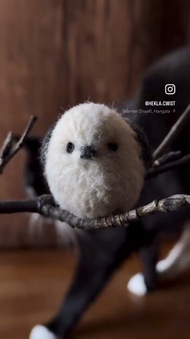 Long-tailed Tit Knitting Pattern, Bird Softie, Small Knitted Bird, Stash Yarn Project - Etsy