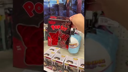 Checking out Stranger Things Pop Its at Target
