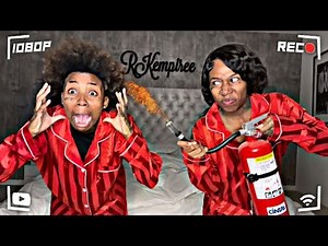 EPIC FIRE EXTINGUISHER PRANK WHILE MY GIRLFRIEND IS SLEEPING 💤 * EPIC *