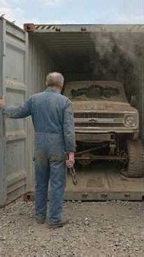 Abandoned 1970 Chevrolet K10 Found In Shipping Container - Full Restoration #ChevyK10 #restoration