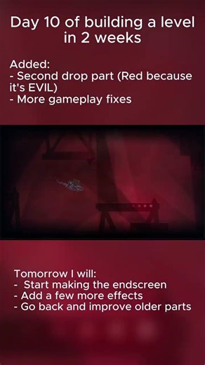Building a level in 2 WEEKS (Day 10) #geometrydash #gd #creating