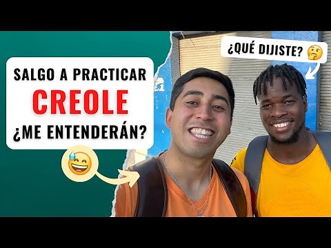 ¿Me ENTENDERÁN los HAITIANOS al hablarles en su idioma? 😅🙈 | Kreyòl con Franco
